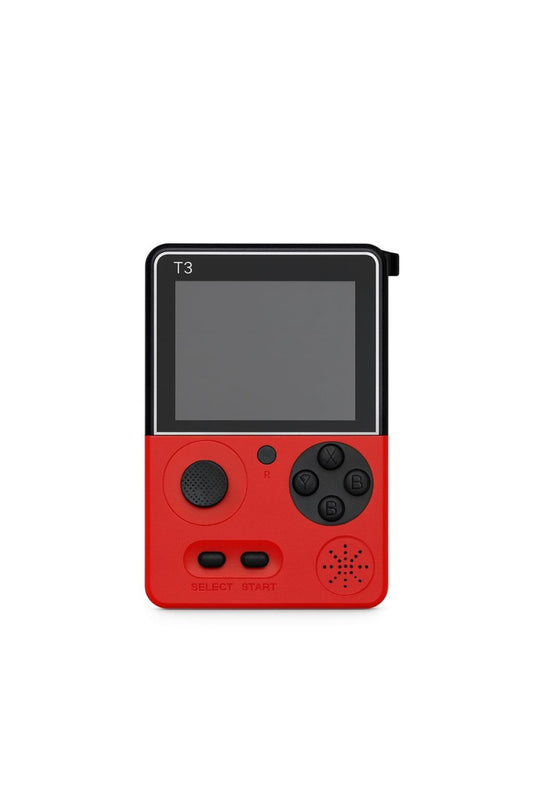 Consola Retro Portabila T3 cu 500 Jocuri Clasice , Rosu, ecran 3.5inch, color, 13.5x9.5x5cm