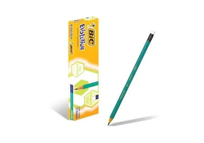 Creion HB cu Radiera BIC Evolution 655 pentru Birou, Scoala si Uz Zilnic,