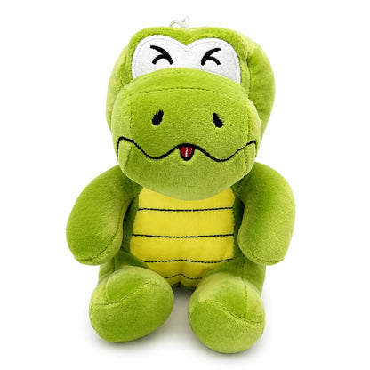Crocodil de plus verde 23x25cm, jucarie moale copii cu design simpatic
