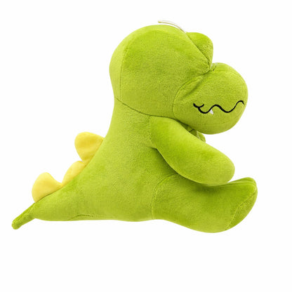 Crocodil de plus verde 23x25cm, jucarie moale copii cu design simpatic