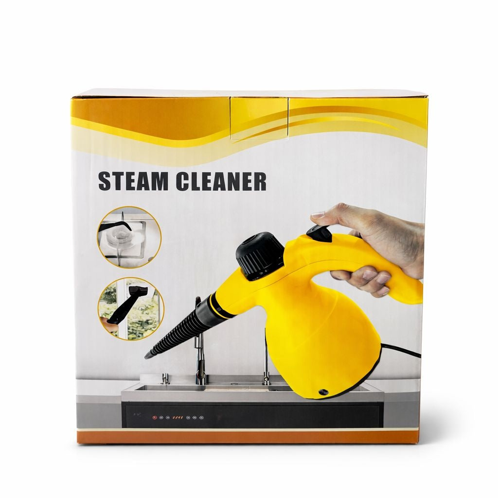 Curățător cu aburi portabil, din plastic, galben, 1200W, pentru uz casnic