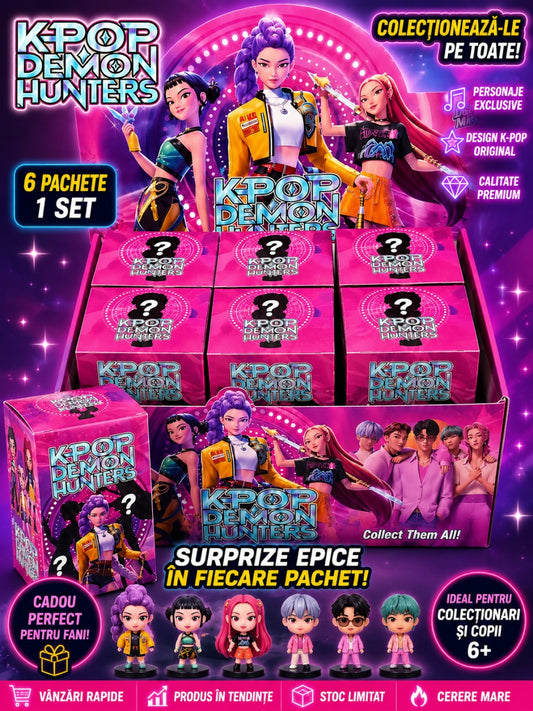 Cutie Surpriza cu Figurina K-Pop Fantasy, Personaj de Colectie pentru Copii