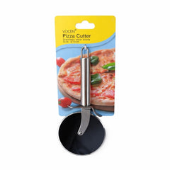 Cutit rotativ pentru pizza inox, rola taiat pizza cu lama 10 cm si maner metalic