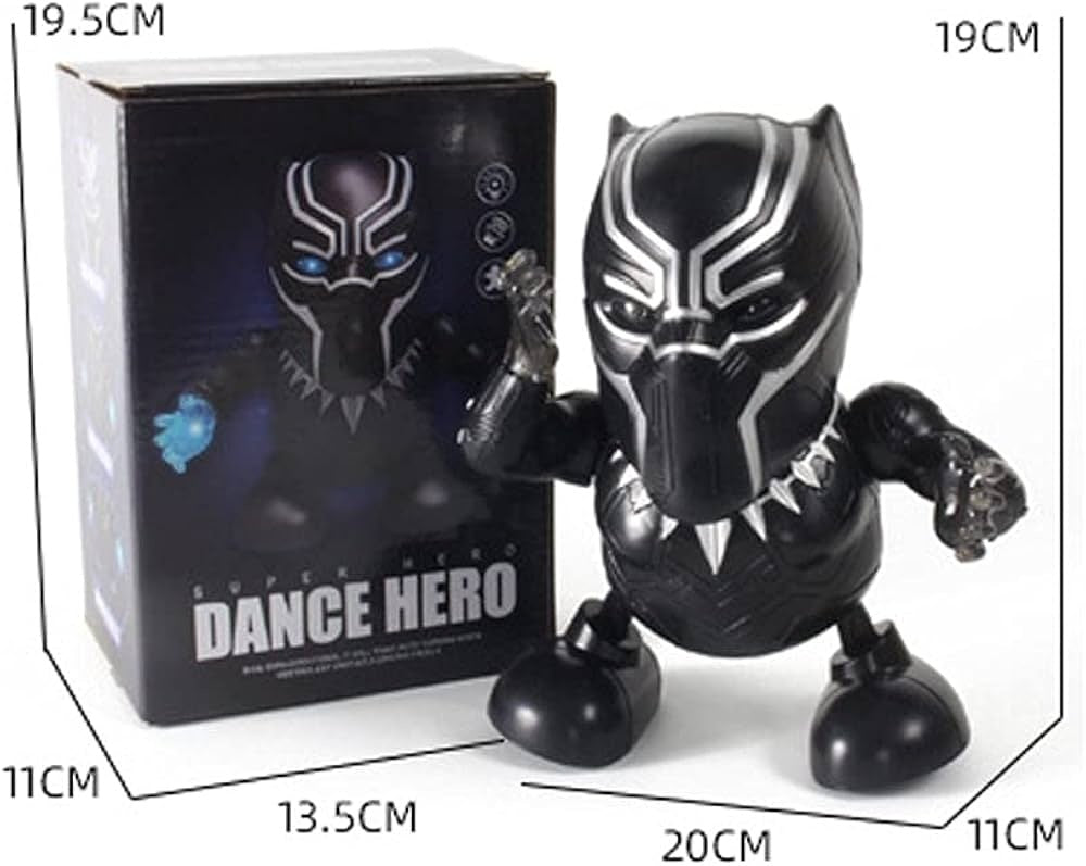 Dance Hero Panther 20x11 cm , Jucarie Interactiva cu Lumini, Sunete si Miscare pentru Copii 3+