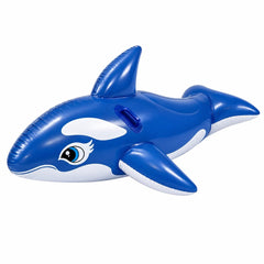 Delfin gonflabil pentru copii, 150x88x55 cm, tip ride-on, ideal pentru piscina si joaca in apa