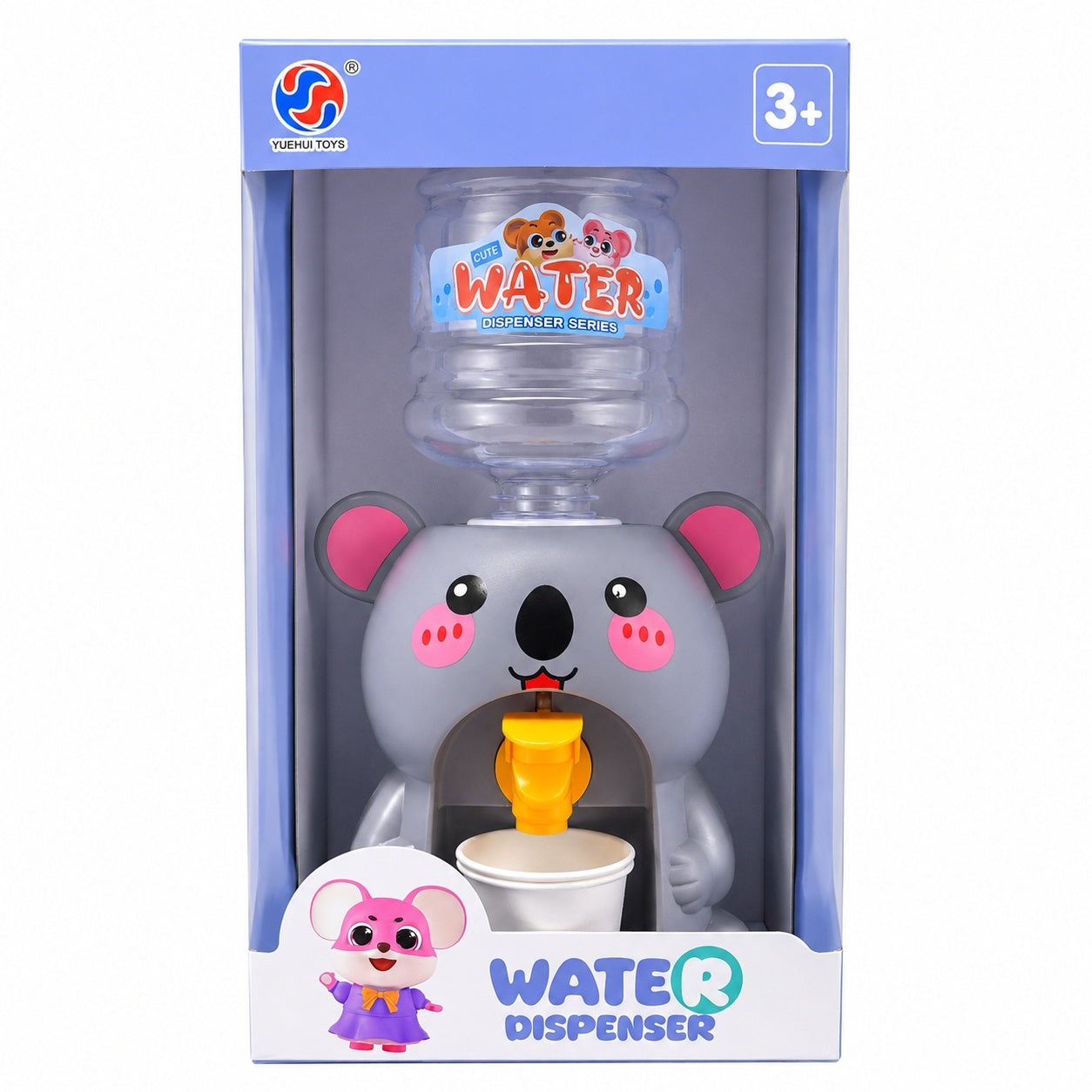 Dispenser apa jucarie copii model koala, cu pahar inclus, distractiv si educativ 28.5x14 cm