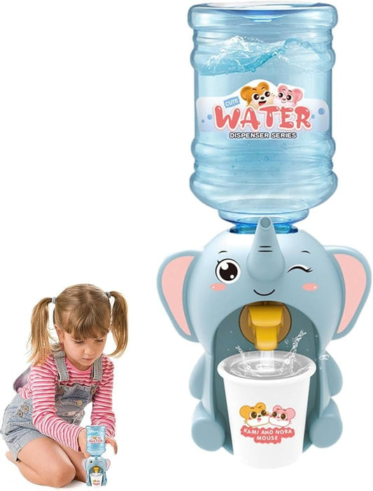 Dispenser Apa pentru Copii , Model Elefant Albastru , 24 CM