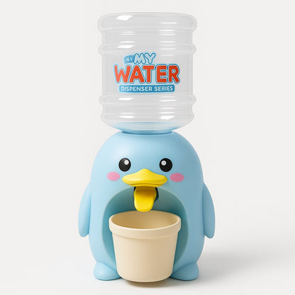 Dispenser Apa pentru Copii , Model Pinguin Albastru , 24 CM