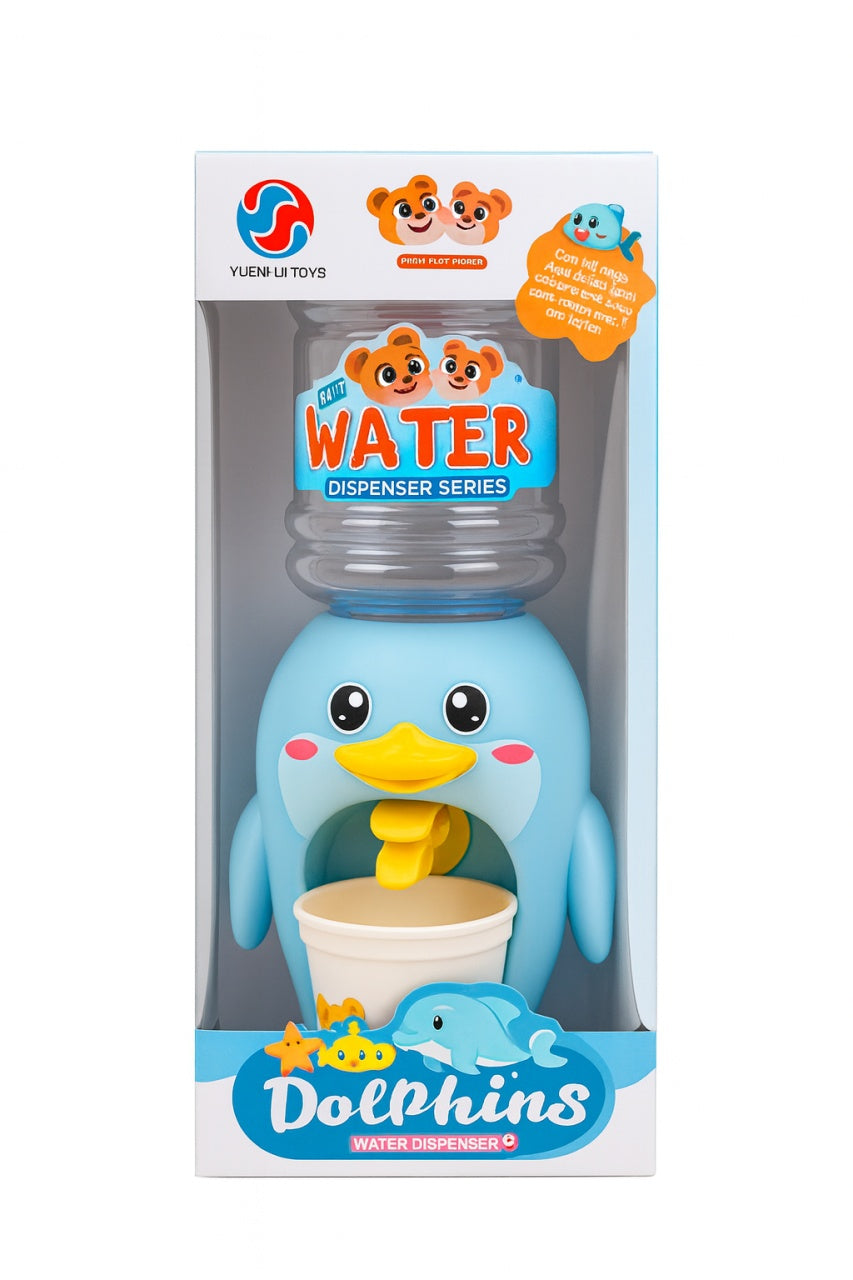 Dispenser Apa pentru Copii , Model Pinguin Albastru , 24 CM