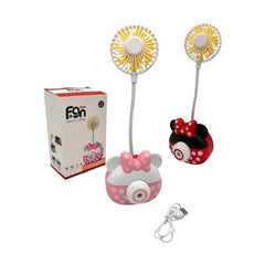 Dispozitiv multifunctional 4 in 1 , Ascuitoare electrica, ventilator flexibil, lumina LED, suport creioane , USB, 6x22 cm,