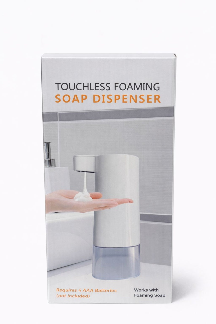 Dozator automat sapun spuma cu senzor touchless pentru baie si bucatarie