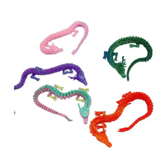 Dragon cu Articulati Antistres , Jucarii Fidget 3D Flexibile, Culori aleatorii