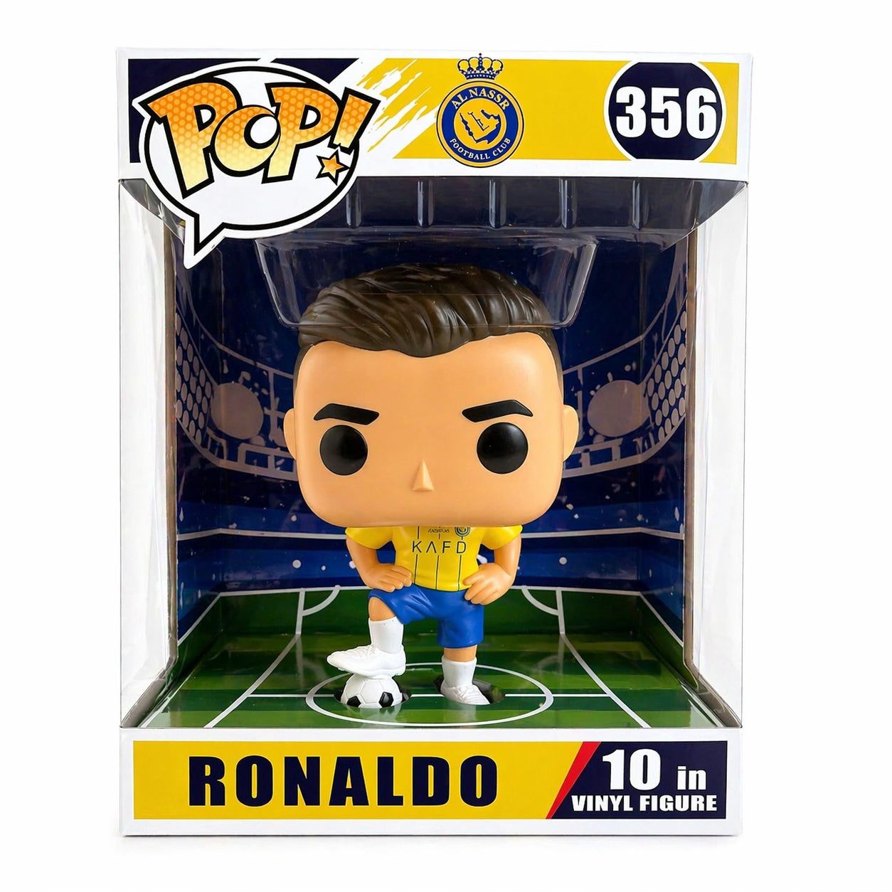 Figurină decorativă fotbalist 30 cm, din plastic, stil modern
