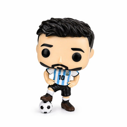 Figurină Fotbalist 16 cm – cu Minge de Fotbal, Model Colecție