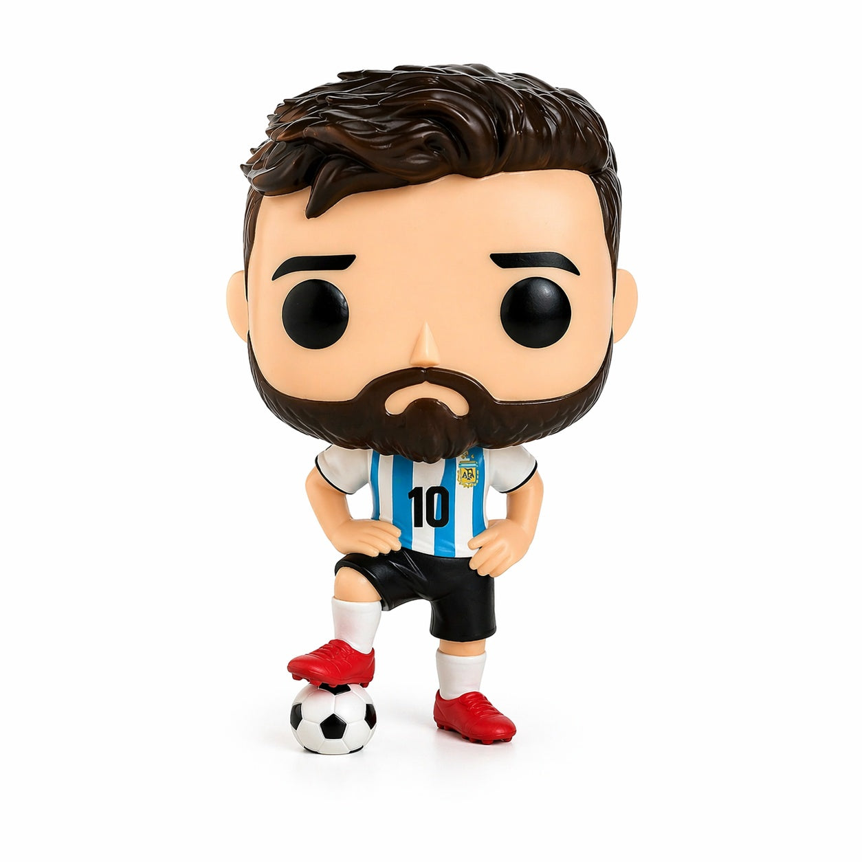 Figurină fotbalist 30 cm, din plastic, model decorativ pentru colecție
