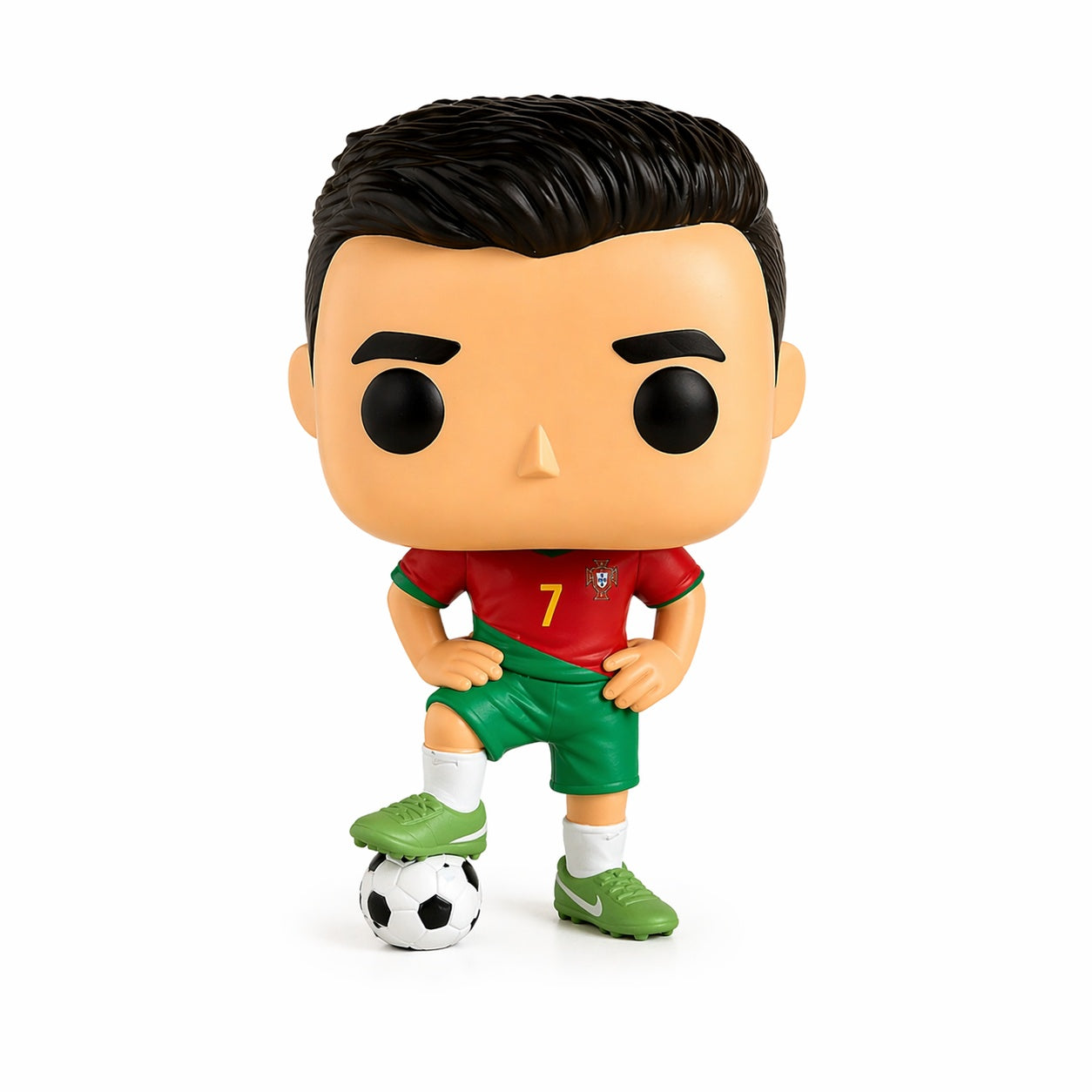 Figurină fotbalist 30 cm, din plastic, model decorativ pentru colecție