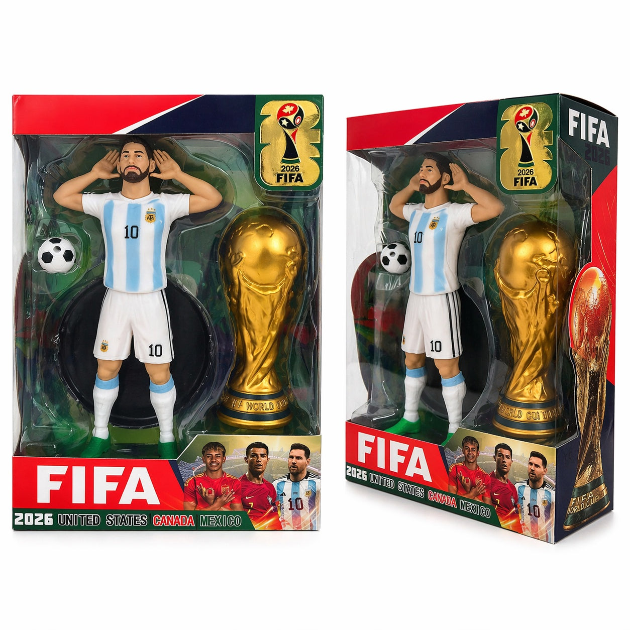 Figurina fotbalist Argentina + trofeu