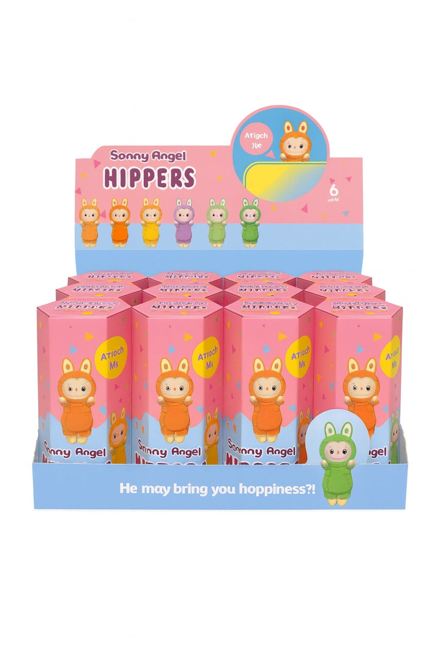 Figurina Hippers , 10 cm , Rainbow Bunny Series