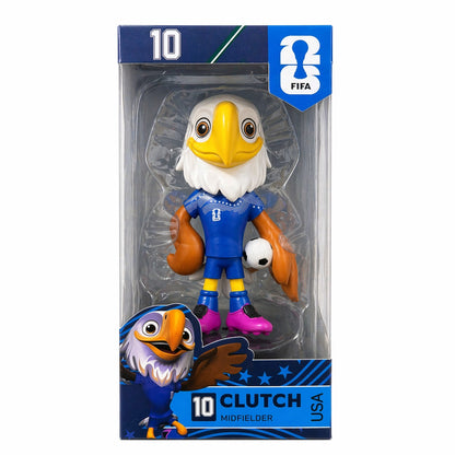 Figurină Mascotă Fotbal Vultur 24 cm – cu Minge, Jucărie din Plastic