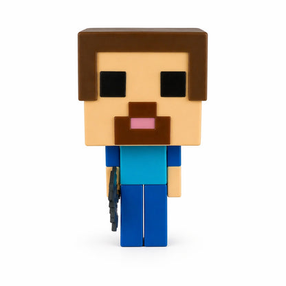 Figurină model Pixel 30 cm din plastic, design cubic