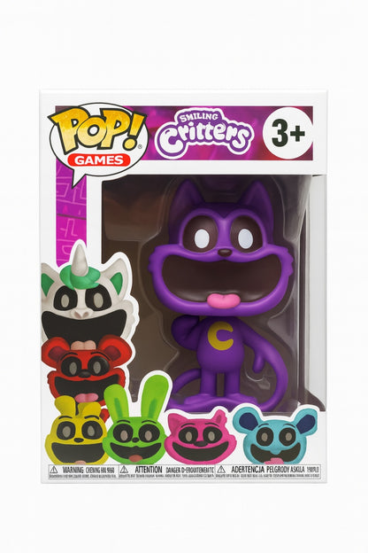 Figurina, Pisica Mov , zC, , Figurina Vinyl Colectibila 3+