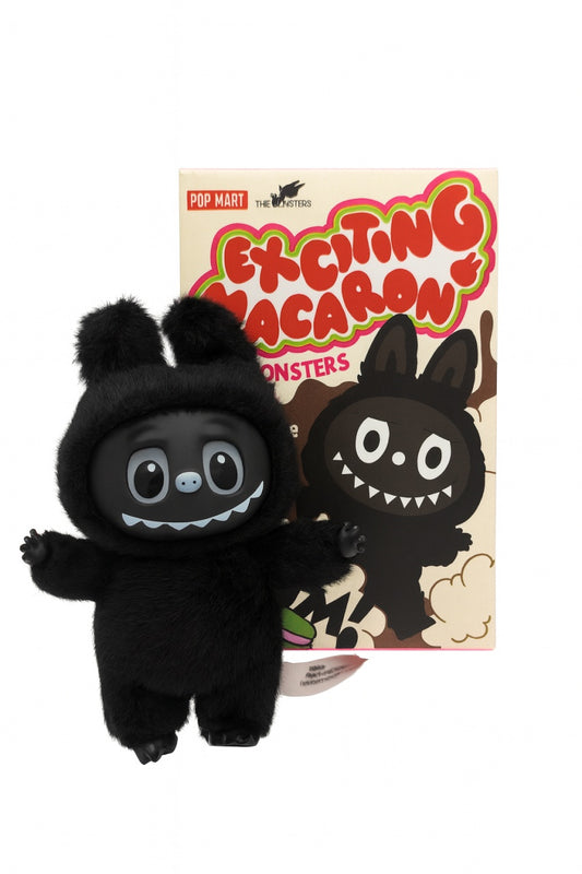 Figurina Plus Monstrulet Negru , Jucarie Colectibila cu Blanita Pufoasa