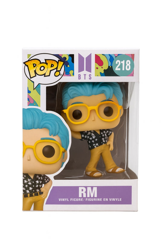 Figurina Style 218, Personaj cu Par Albastru si Ochelari Galbeni, Vinil, Colectie si Decor