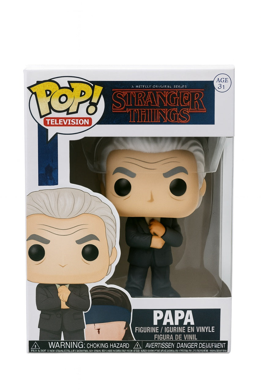 Figurina Style, Personaj cu Par Alb si Costum Negru, Vinil, Colectie si Decor