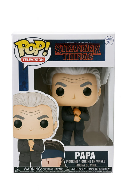 Figurina Style, Personaj cu Par Alb si Costum Negru, Vinil, Colectie si Decor