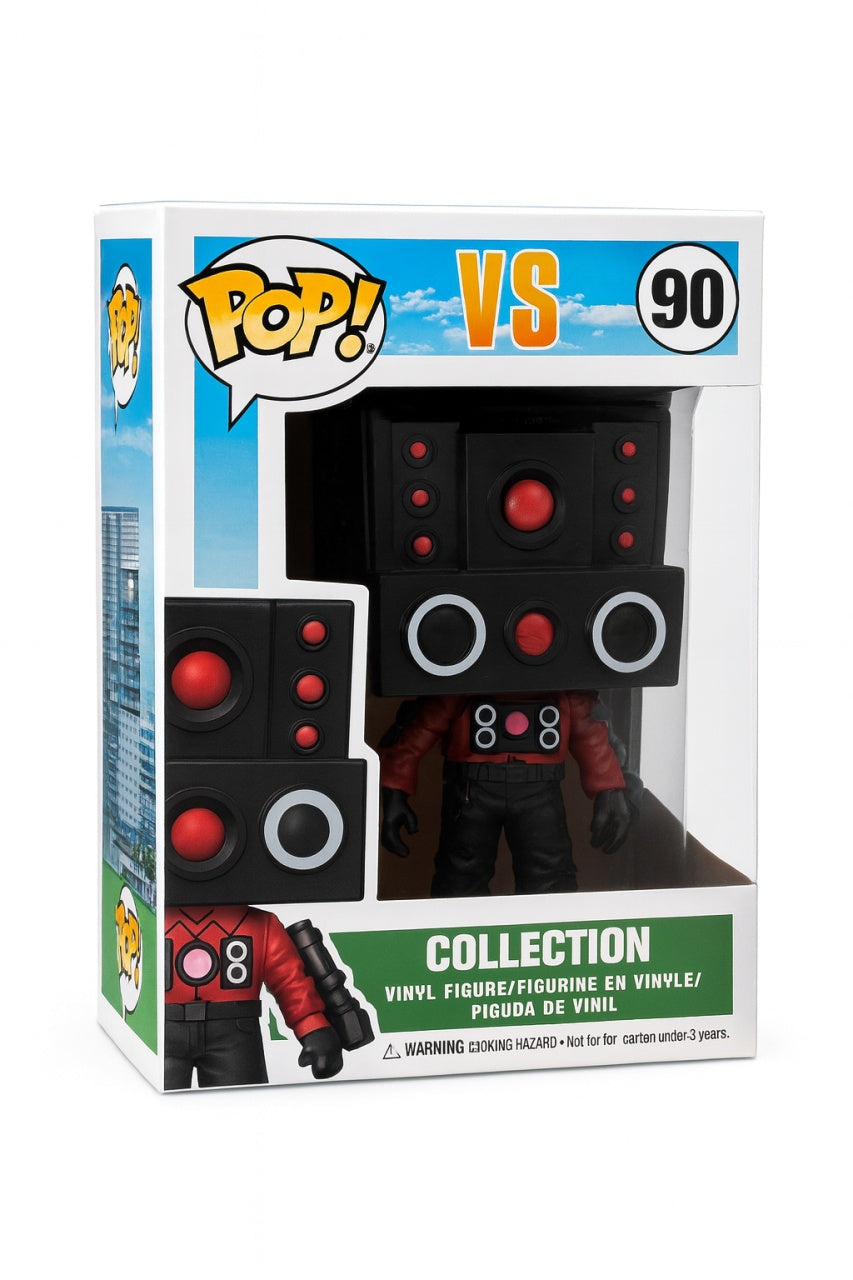 Figurina Style VS 90, Model Boxe Audio, Vinil, Colectie si Decor, Cadou Muzical