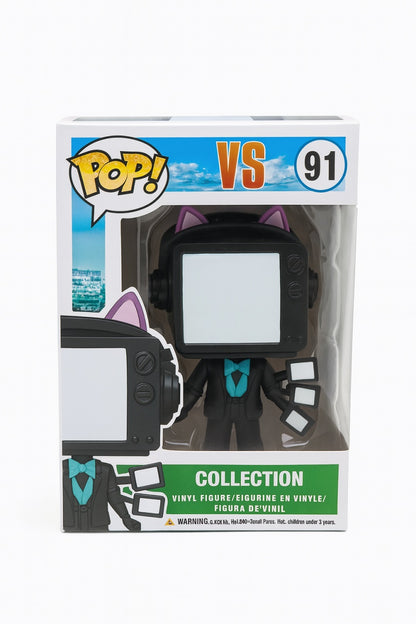 Figurina Style VS 91, Model Consola cu Casti Cat Ears, Vinil, Colectie si Decor Gamer