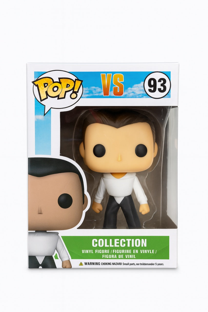 Figurina Style VS 93, Personaj Clasic cu Camasa Alba, Vinil, Colectie si Decor