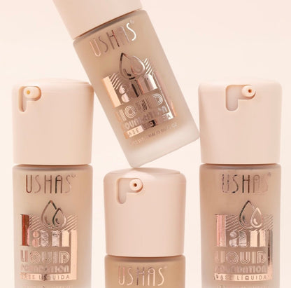 Fond de Ten Lichid USHAS 28ml , Acoperire Impecabila si Finish Natural