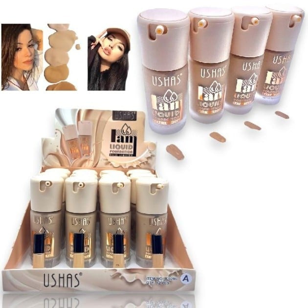 Fond de Ten Lichid USHAS 28ml , Acoperire Impecabila si Finish Natural