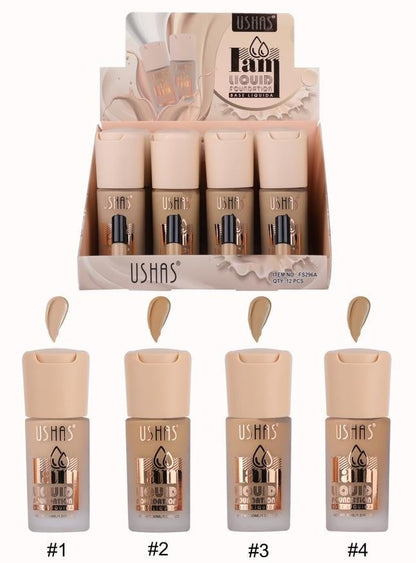 Fond de Ten Lichid USHAS 28ml , Acoperire Impecabila si Finish Natural