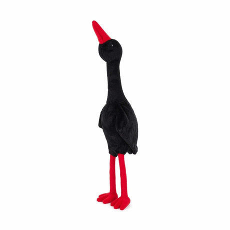 Gâscă de pluș neagră 110 cm – jucărie moale și decorativă