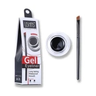 Gel Eyeliner USHAS Long-Lasting Waterproof , Rezistenta Maxima si Aplicatie Usoara, black+brown