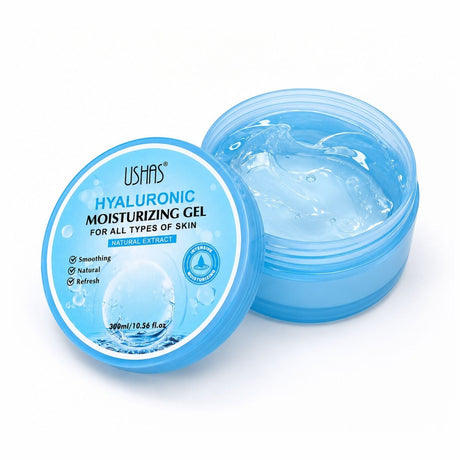 Gel Hidratant cu Acid Hialuronic USHAS 300ml – Hidratare Intensivă, Revitalizare și Catifelare