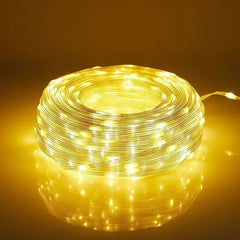 Instalatie LED sir 100 metri, 800LED-uri, galbena, tip banda cu led turnat, EnGross