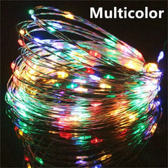 Instalatie LED sir 50 metri, 400LED-uri, multicolora, tip banda cu led turnat, EnGross