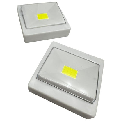 Intrerupator LED COB 3W cu iluminare prin inductie, montare magnetica, alimentare 3xAAA, lumina puternica si eficienta,