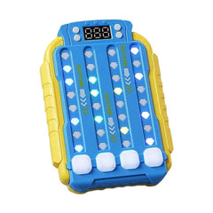 Joc Electronic Portabil Rhythm Lumini Sunete , Consola Reflexe Rapid Push Indemanare Copii 3+