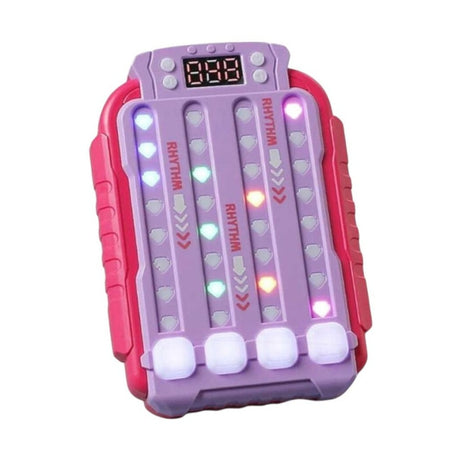 Joc Electronic Portabil Rhythm Lumini Sunete , Consola Reflexe Rapid Push Indemanare Copii 3+