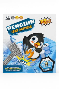 Joc Interactiv cu Pinguin- Penguin Trap Activate , Joc de Indemanare pentru Copii, 22x20cm