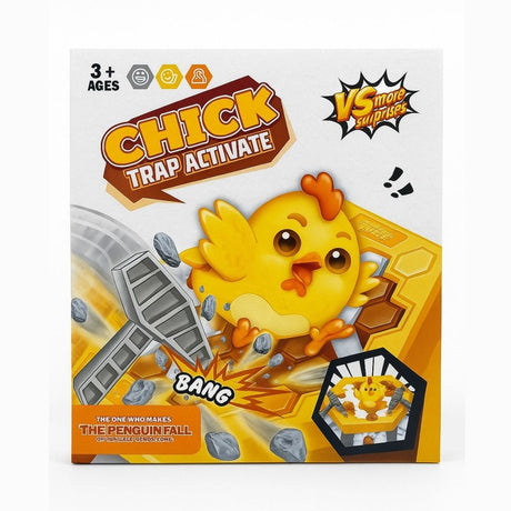 Joc Interactiv cu Puisor , Chick Trap Activate , Joc de Indemanare pentru Copii, 22x20cm