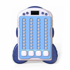 Joc Interactiv Rhythm Lumini Sunete , Jucarie Reflexe Rapide Afisaj Digital Alb Albastru