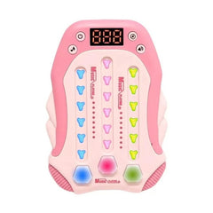 Joc Interactiv Rhythm Lumini Sunete Roz , Jucarie Educativa Copii 3+ Reflexe Memorie