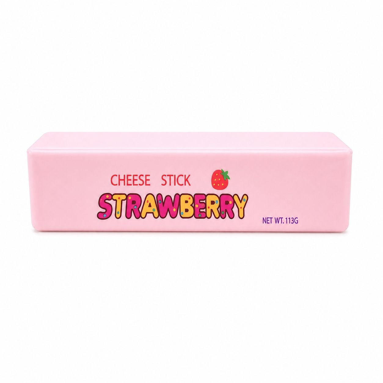 Jucarie antistres Butter Squishy 13cm, model Strawberry Milkshake, super moale, slow rising