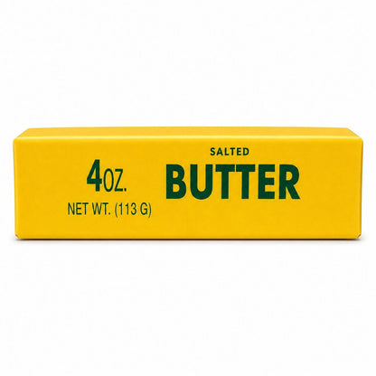 Jucărie Antistres Butter Squishy Auriu, 13cm – Squishy în Formă de Unt, Slow Rising, Super Moale
