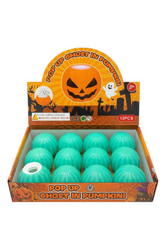 Jucarie Antistres Dovleac Vrajit Pop-Up Catelus , Gniotek Squishy Moale Copii 3+